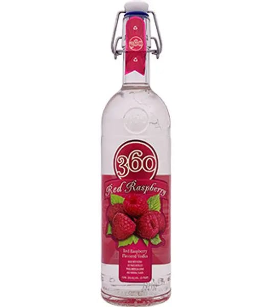 360 Red Raspberry Vodka product image from Drinks Zone