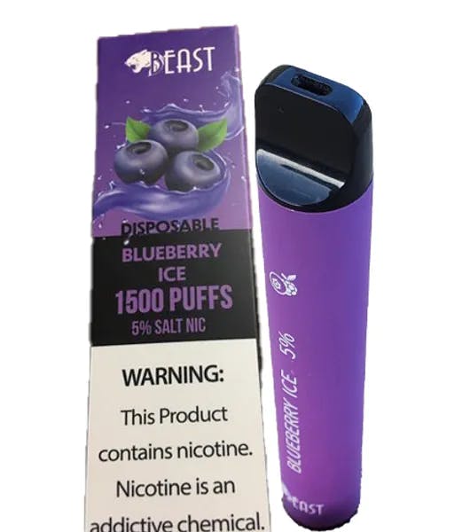 Beast Vape blueberry ice 1500 Puffs product image from Drinks Zone