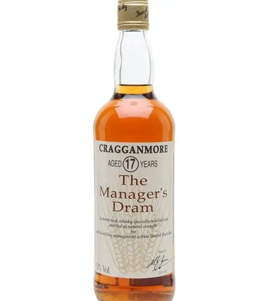 Cragganmore 17 Year Old product image from Drinks Zone