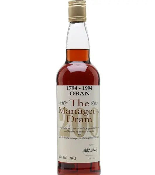 Oban Bicentenary 16 year old sherry cask  at Drinks Zone