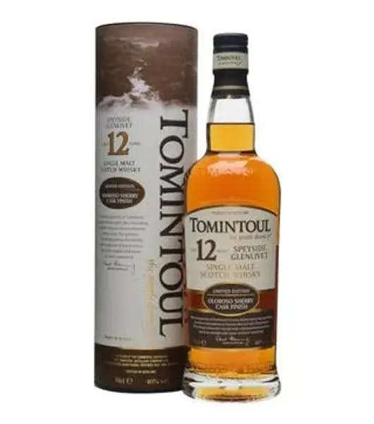Tomintoul 12 Years Single Malt Sherry Cask product image from Drinks Zone
