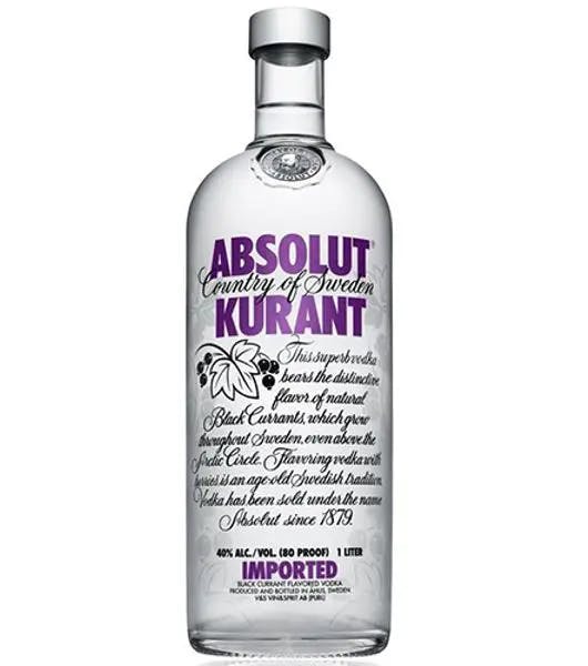 absolut kurant product image from Drinks Zone