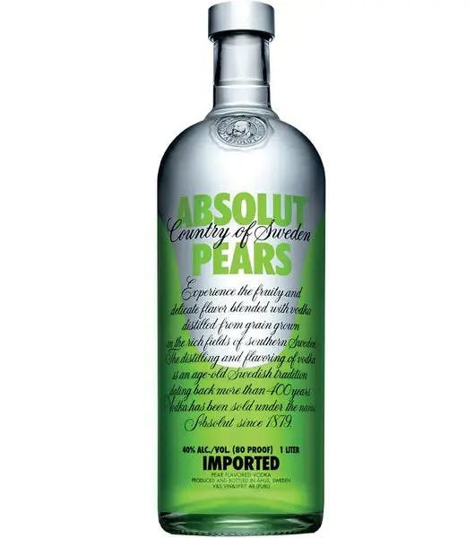 absolut pears at Drinks Zone