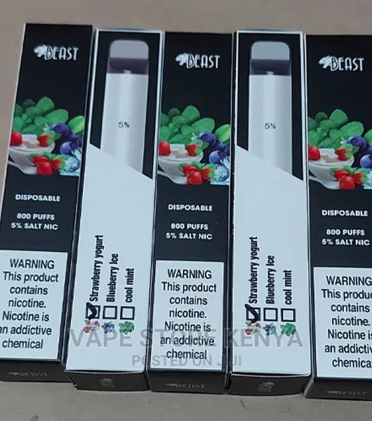 beast vape 800 puffs salt nic  product image from Drinks Zone