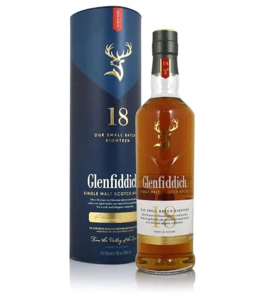 glenfiddich 18 years at Drinks Zone