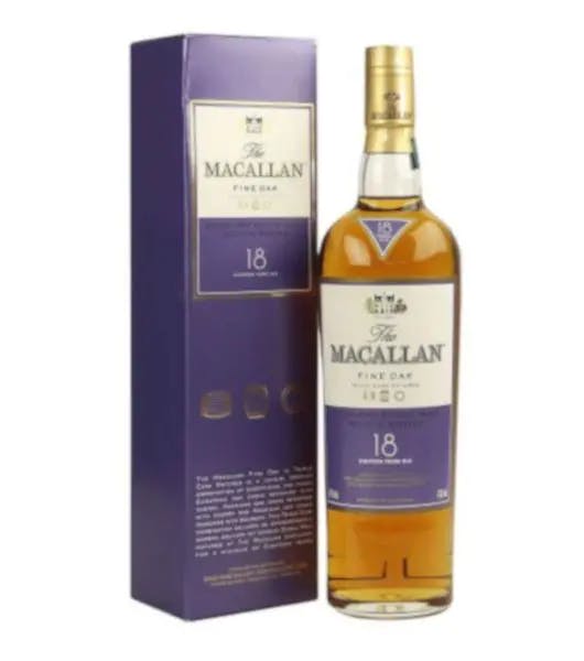 macallan 18 years product image from Drinks Zone